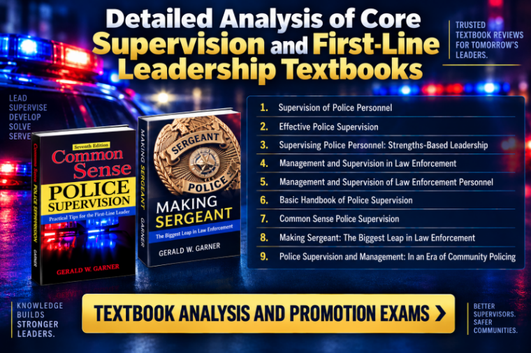 Police Sergeant Exam textbooks