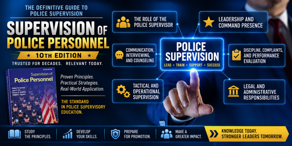 Graphic of Major Topics in Supervision of Police Personnel